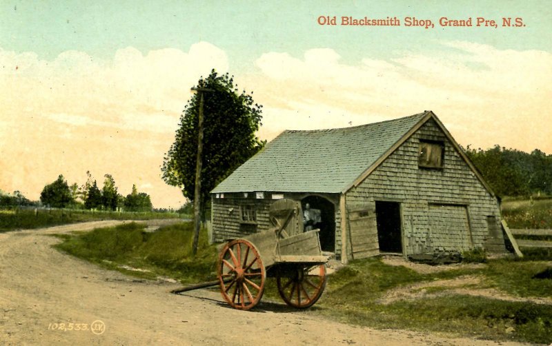 Canada - Nova Scotia, Grand Pre. Old Blacksmith Shop