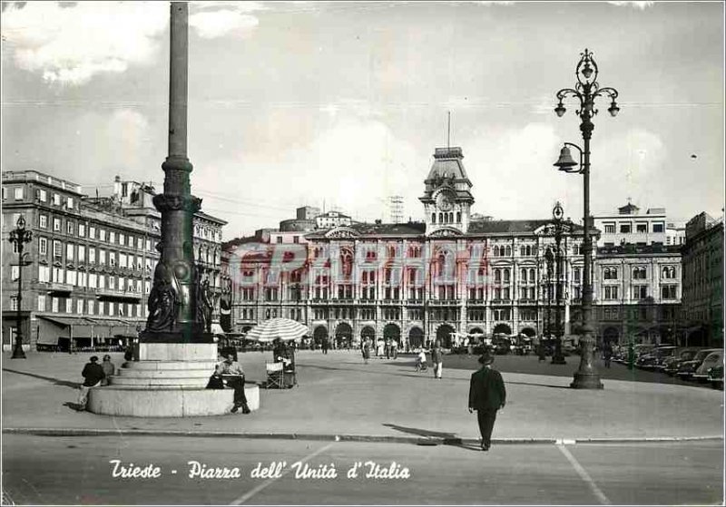 Postcard Modern Trieste Piazza dell Unita d'Italia Square Italy Unite