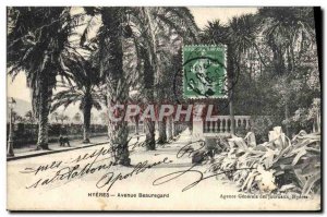 Old Postcard Hyeres Avenue Beauregard