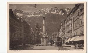 BF16572 innsbruck maria theresienstrasse tramway austria front/back image