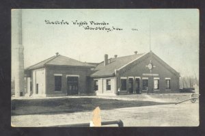 WAVERLY IOWA ELECTRIC LIGHT PLANT 1908 VINTAGE POSTCARD