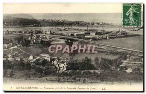 Old Postcard Panorama Cabourg Dives taken Foucher Property Careil