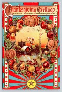 1910  Thanksgiving Greetings    Postcard