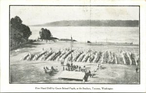 Stadium Grade School Pupils Free Hand Drill Tacoma WA 1910s DB Postcard UNP T15