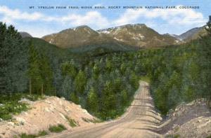 CO - Rocky Mountains National Park, Mt. Upsilon from Trail Ridge Rd.