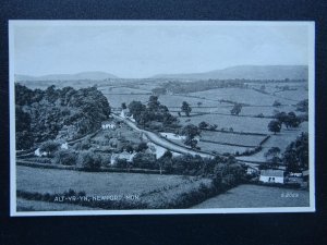 Wales Monmouth NEWPORT Alt-yr-yn shows Canal Lock c1934 Postcard by Valentine