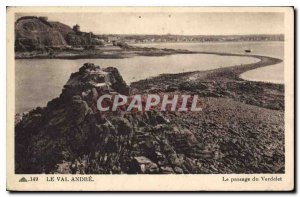 Old Postcard Le Val Andre The passage of Verdelet