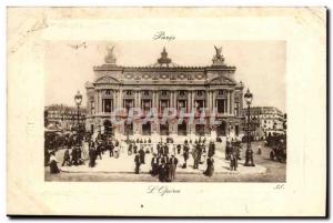 Paris Old Postcard L & # 39Opera