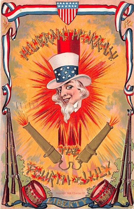 Fourth of July Postcard