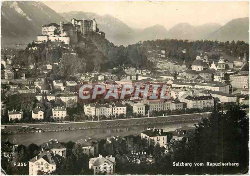 Postcard Moderne Salzburg Kapuzinerberg Vom