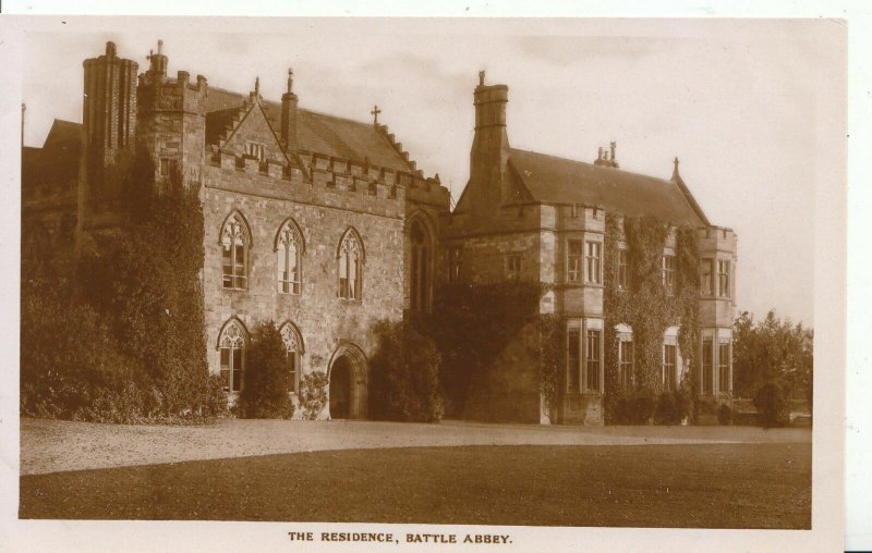 Sussex Postcard - The Residence - Battle Abbey - Real Photograph - Ref ZZ3953 