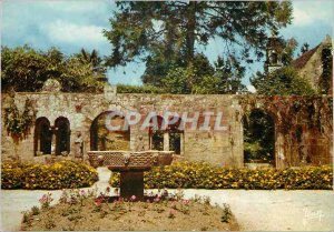 Postcard Modern Daoulas (Finistere) Brittany Cauldron with Bump Heads and Rom...
