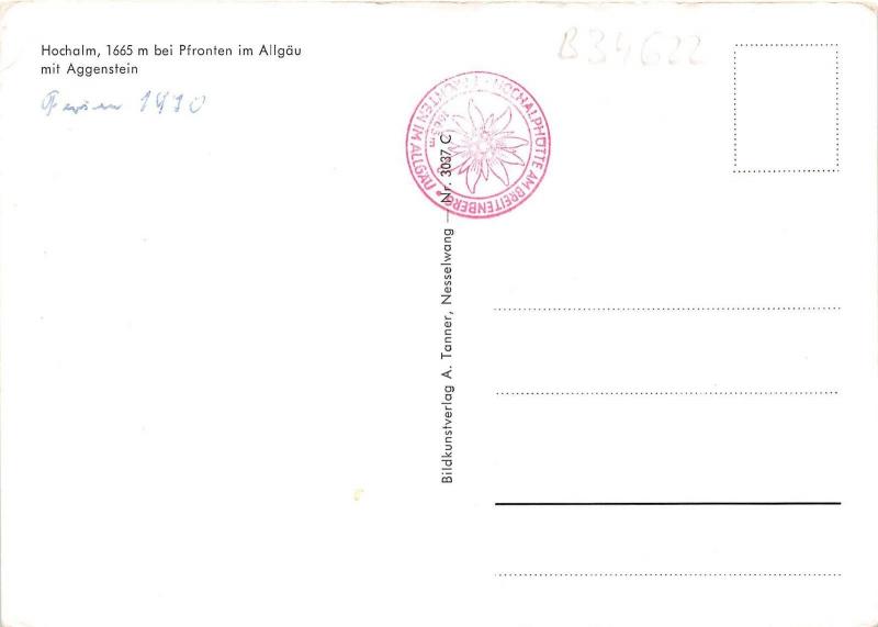 B34622 Pfronten Hochalm  germany