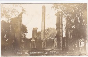 Illinois Atlanta Ruins Of School House 1910 Real Photo