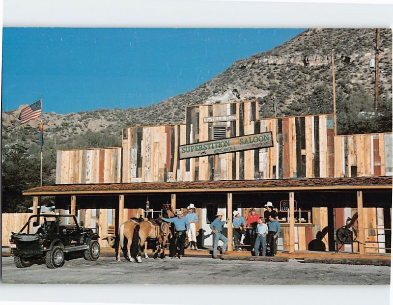 Postcard Tortilla Flat Saloon Tortilla Flat Arizona USA