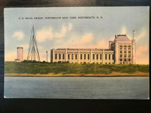 Vintage Postcard 1941 U.S. Naval Prison Portsmouth Navy Yard Portsmouth N.H.