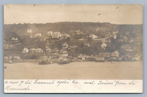 TIVERTON RI ANTIQUE REAL PHOTO POSTCARD RPPC