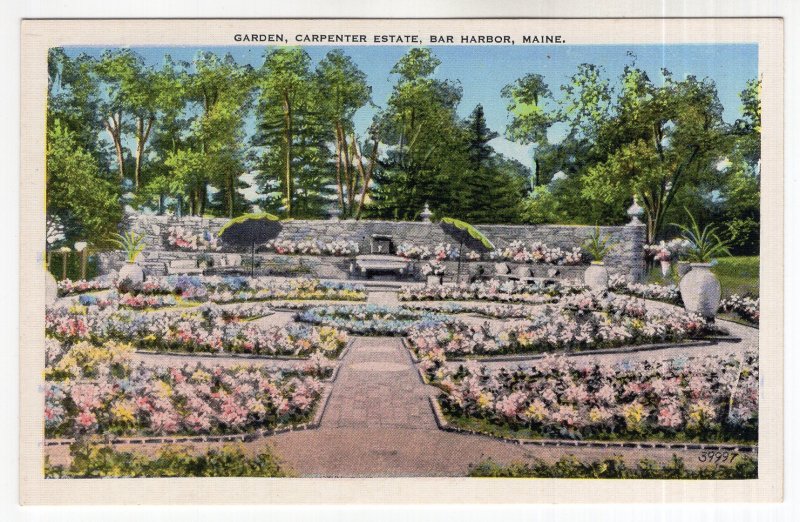 Bar Harbor, Maine, Garden, Carpenter Estate