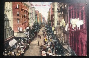 Mint USA Picture Postcard Judaica Jewish The Ghetto New York East Side