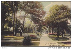 Le Jardin Anglais, Saint-Germain-En-Laye (Yvelines), France, 1900-1910s