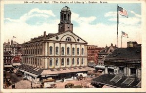 Boston Massachusetts Ma Postcard - Faneuil Hall
