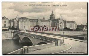 Old Postcard Chateau Gontier General View of the Hospital