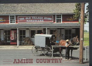 America Postcard - Amish Country - Amish Farmer Goes To Town For Supplies RR3047