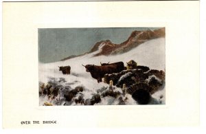 Over the  Bridge, Cows in Snow