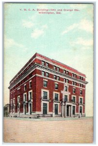 c1910 YMCA Building Orange Streets Wilmington Delaware  Antique Vintage Postcard