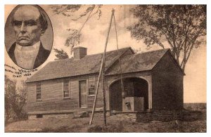 Postcard HOUSE SCENE Marshfield Massachusetts MA AT6077