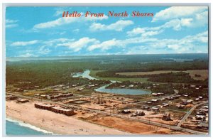 1972 Hello From North Shores Lake Groves Buildings Delaware DE Vintage Postcard