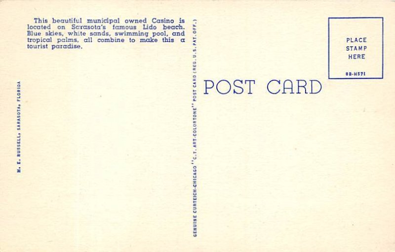 Beautiful Sarasota Lido on the Gulf of Mexico  Sarasota FL