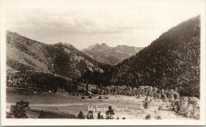 Idylease Ranch Foxton CO c1923 Real Photo Postcard G74