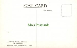 Cornwall Postcard - The Red Room, Cotehele House SW2616
