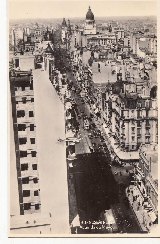 B81839 avenida de mayo   buenos aires argentina front/back image