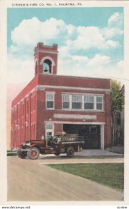 PALMYRA, Pennsylvania, 1900-10s; Citizen's Fire Co. No. 1