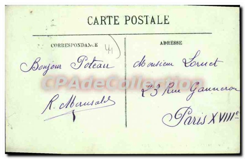 Postcard Old Pornichet The Beach