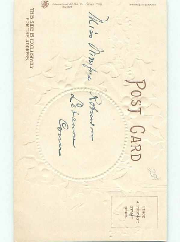 Divided-Back CHRISTMAS SCENE Great Postcard W9316