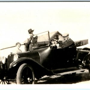 c1918-1920s Dodge Runabout / Roadster Car RPPC Brass Era Auto Real Photo PC A54