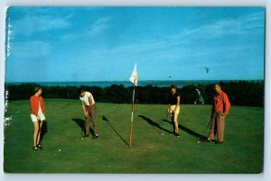 Green Lake Wisconsin WI Postcard Lawsonia Golf Course Eighteen Hole Scene c1960s