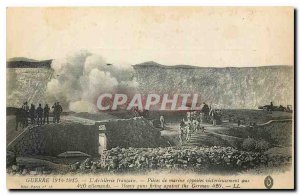 Old Postcard War 1914 1915 the French Navy Artillery OPPOSING victoriously