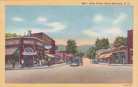 North Carolina Black Mountain Main Street Rexall Drug Store