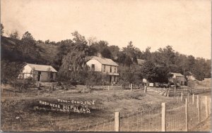 Real Photo Postcard Tim Condon's Residence near Delphi, Indiana