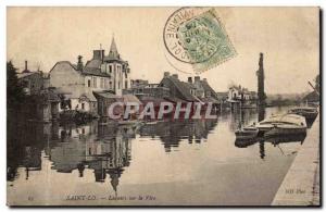 Postcard Old Saint Lo Lavoirs on Vire