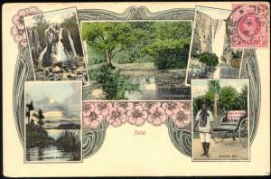 south africa, NATAL, Albert & Howick Falls, Chase Valley, Umgeni River, Rickshaw