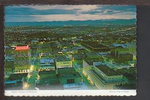Night Scene Denver CO Postcard BIN 