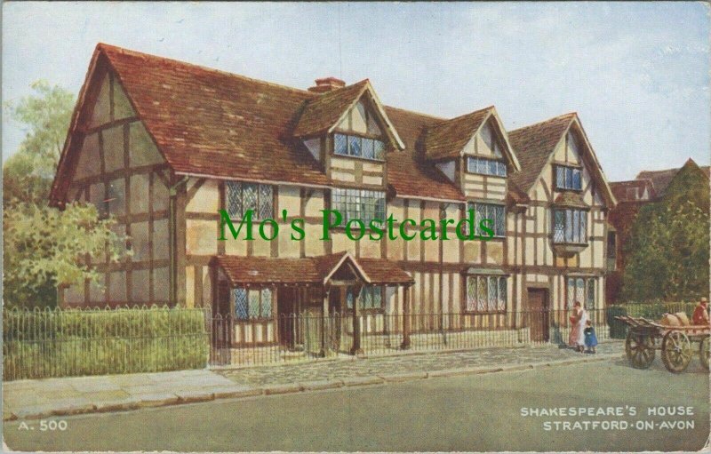 Warwickshire Postcard - Shakespeare's House, Stratford-On-Avon  RS28303
