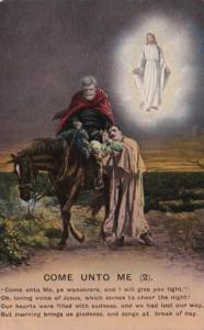 Bamforth Jesus With Old Man Come Unto Me No 2