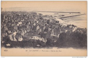 Panorama Et Entree Du Port, LE HAVRE (Seine Maritime), France, 1900-1910s