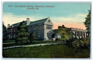 1912 Agricultural Building University Of Missouri Columbia Missouri MO Postcard